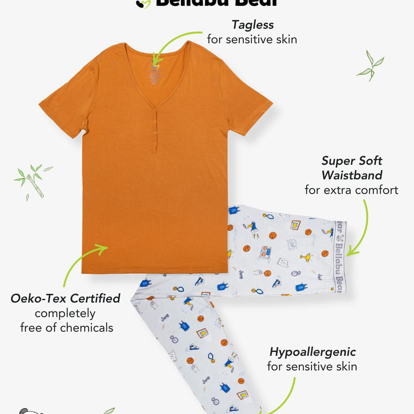 All Star Basketball Bamboo Women's Pajama Set