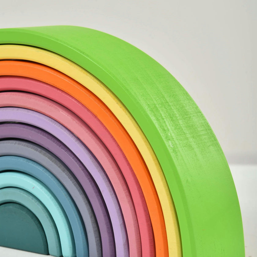 Avenlur Wooden Rainbow Stacker Blocks