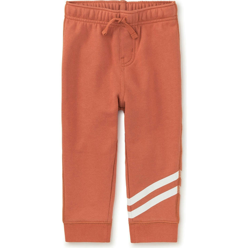 Speedy Striped Baby Joggers, Orange