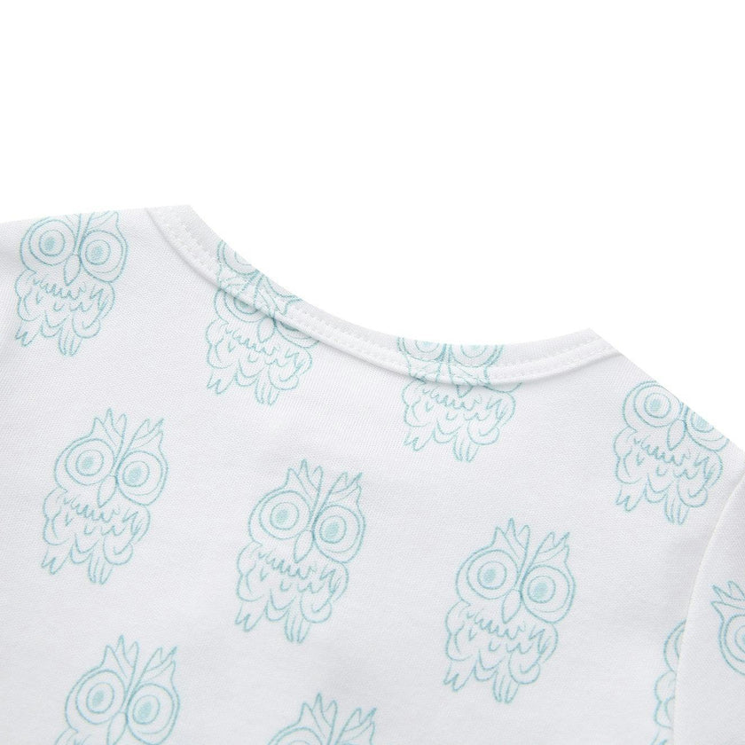 Footie Pajama Sleepsuit - Petite Chouette Green