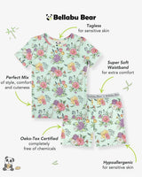 Petals & Posies Bamboo Kids Pajama Short Set