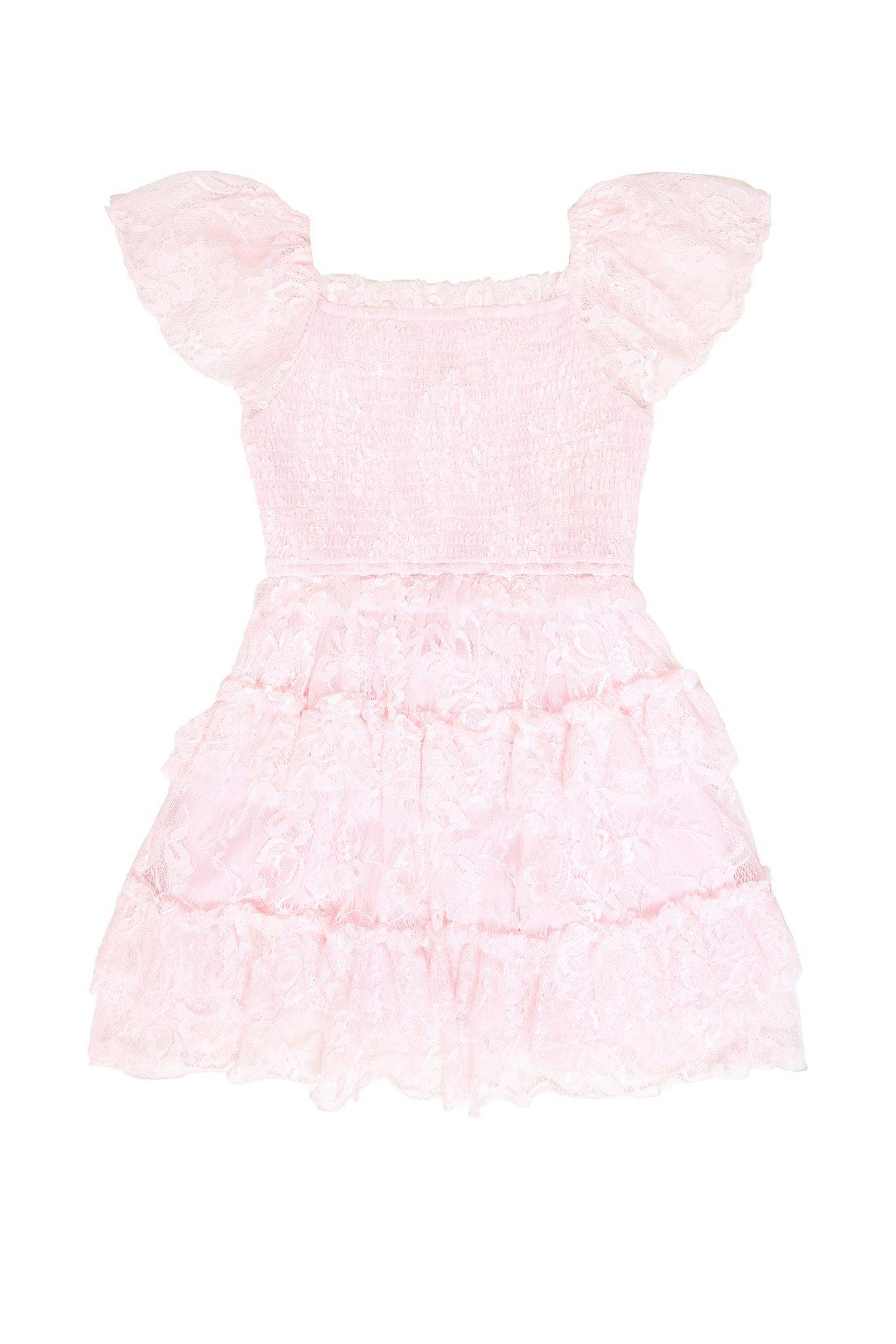Mini Addy Dress in Light Pink