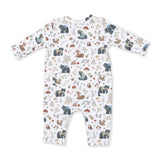 Southern Woodland Animals Green - Uni Romper
