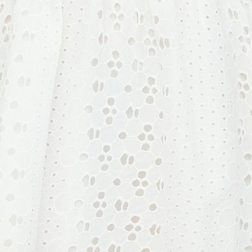 The Joanna Dress - White Floral Broderie