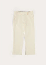 Plain Pocket Detail Trousers in White (4-10yrs)