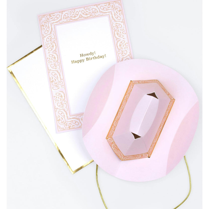 Pop-Up Western Hat Birthday Card