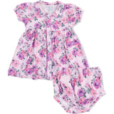 Rose Abundance - Betty Dress Puff Sleeve with Bloomer