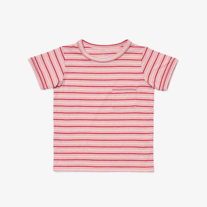 Willie T-Shirt, Petal Mini Stripe
