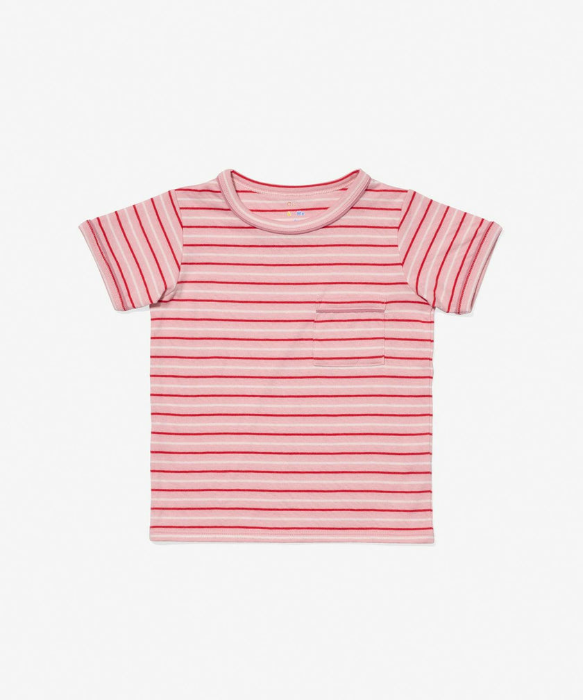 Willie T-Shirt, Petal Mini Stripe