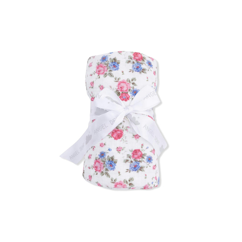 Cabbage Roses - Swaddle Blanket
