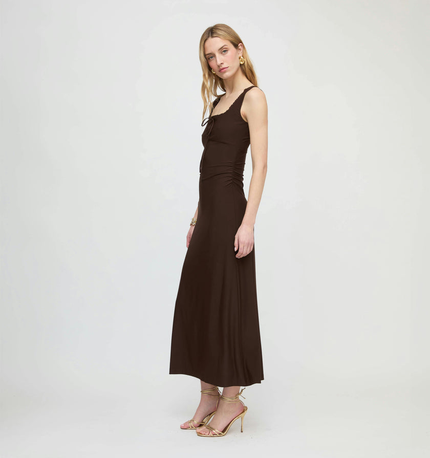 The Coraline Dress - Chocolate