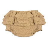 Rust Pinstripe Ruffle Bloomer