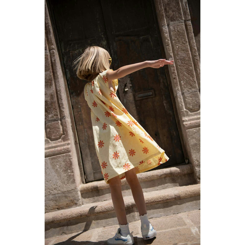 Flower Power Linen Dress