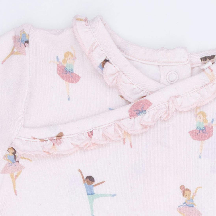 Petite Ballet - Kimono Gown & Ruffle Knotted Hat