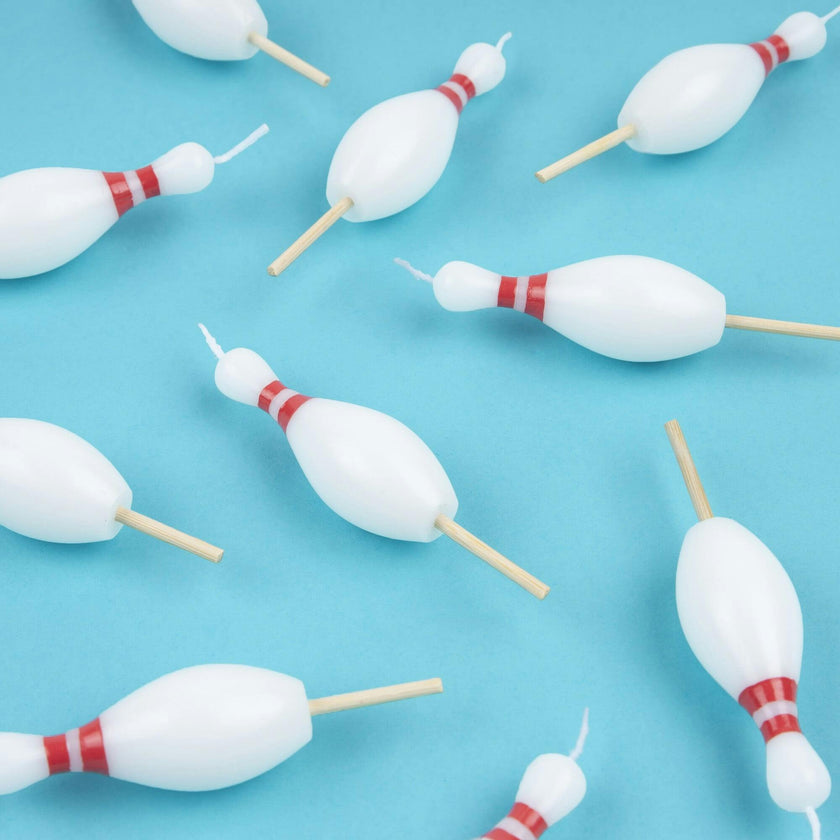 Bowling Pin Candles