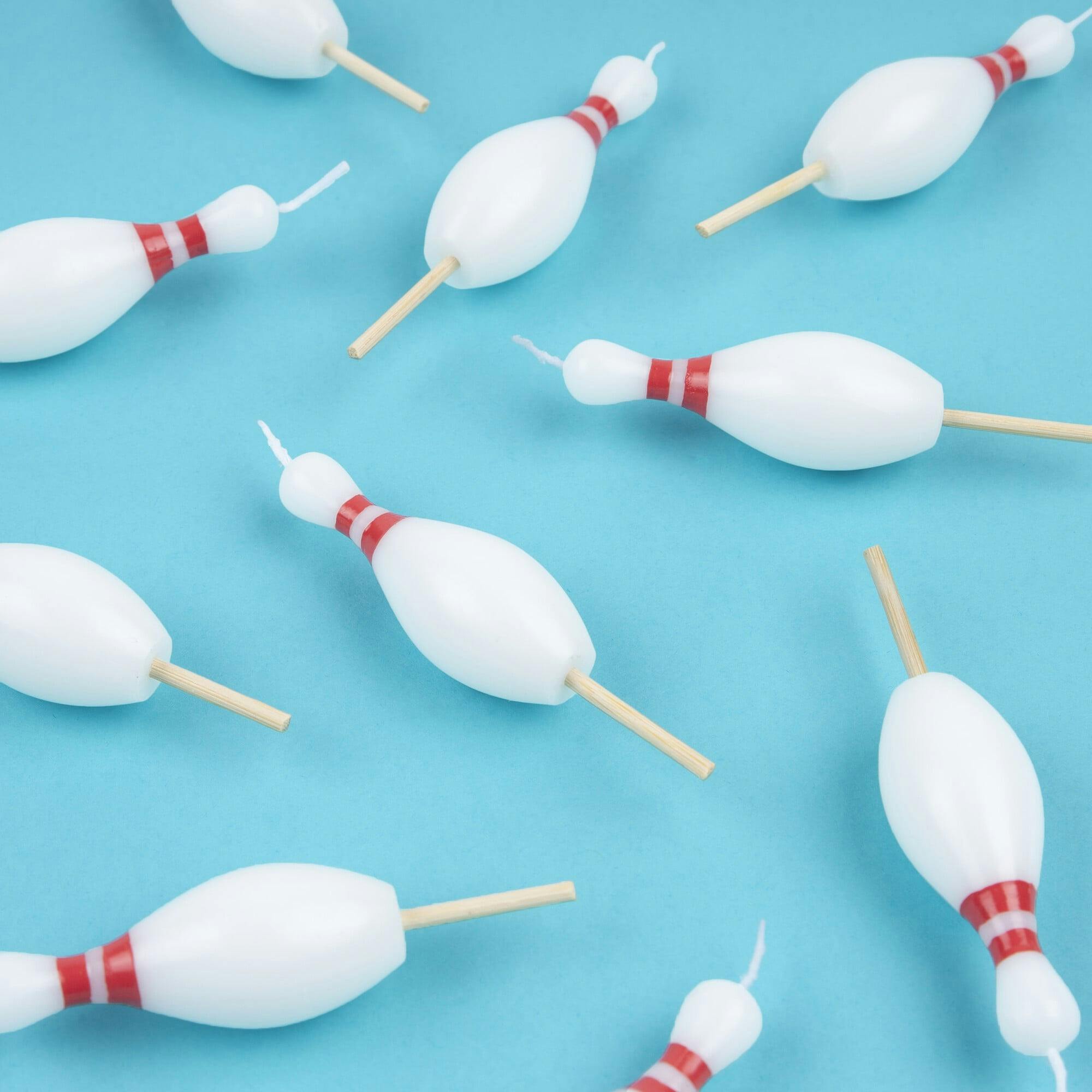 Bowling Pin Candles