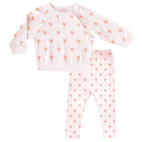 Pink Heart Balloon Legging Set