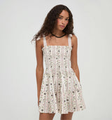 The Ribbon Charlotte Nap Dress -  Kelmscott Ribbon Stripe