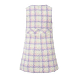 Purple Tweed Dress