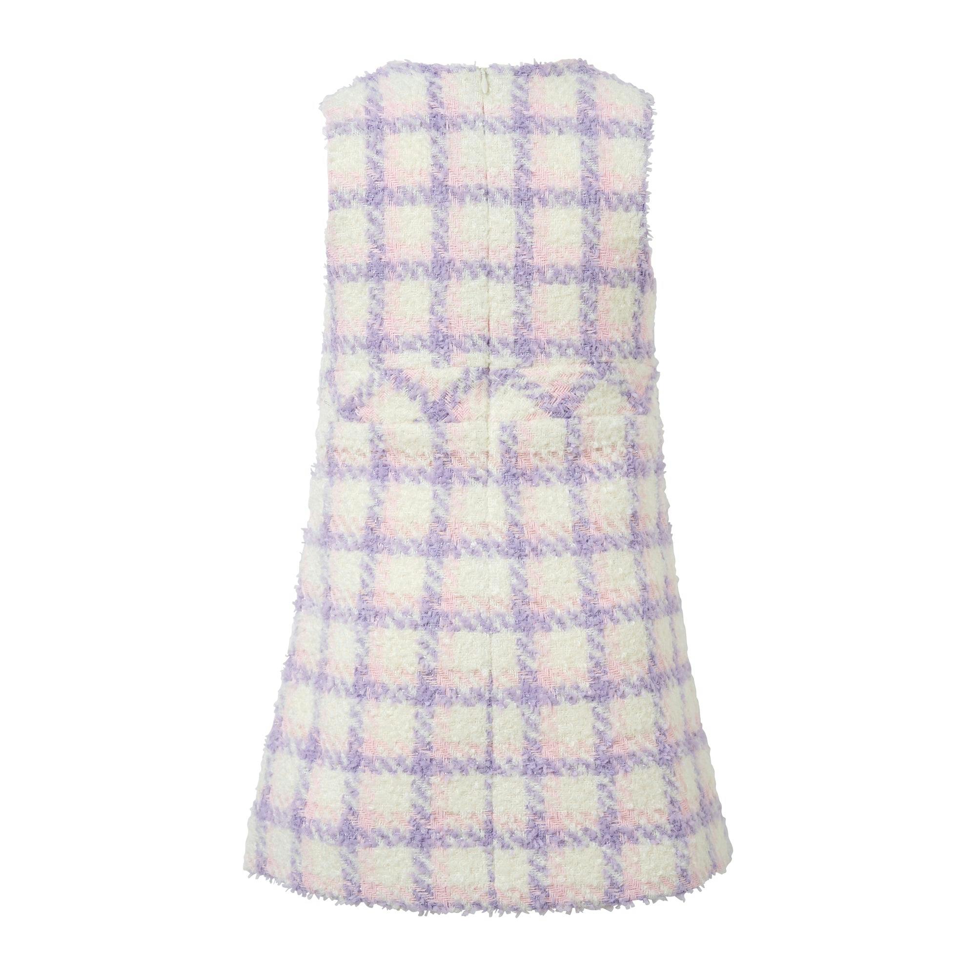 Purple Tweed Dress