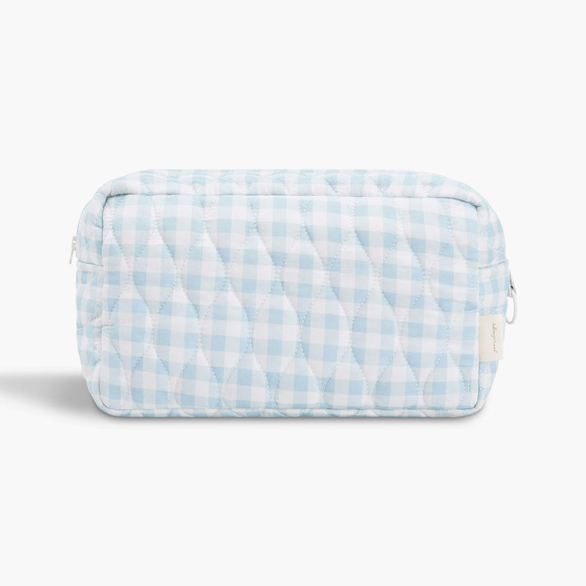 Toiletry Pouch Picnic Gingham Blue