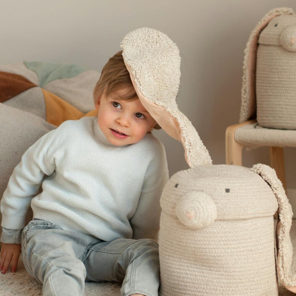 Kids Handcrafted Braided Cord Basket