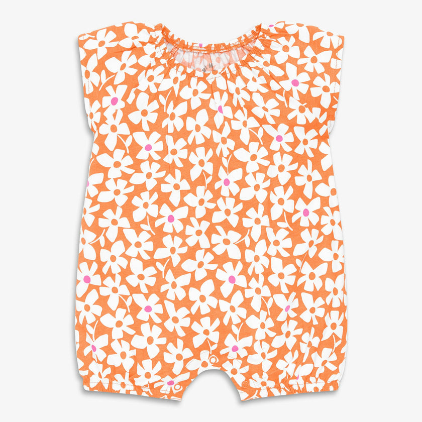 Baby flutter sleeve shortie in blooms