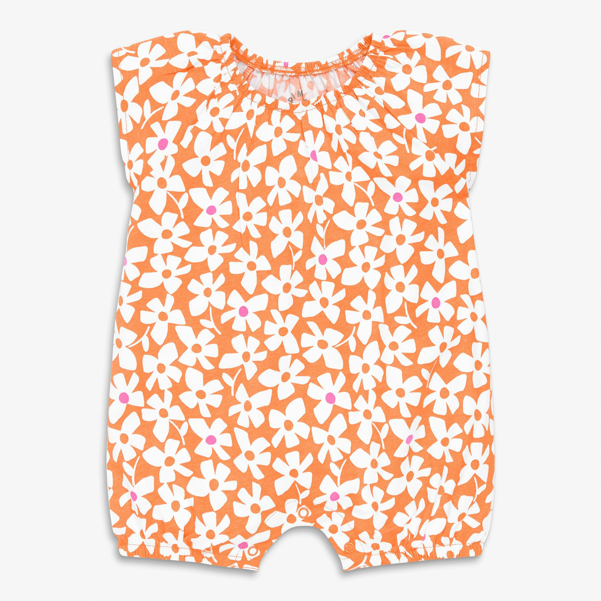 Baby flutter sleeve shortie in blooms