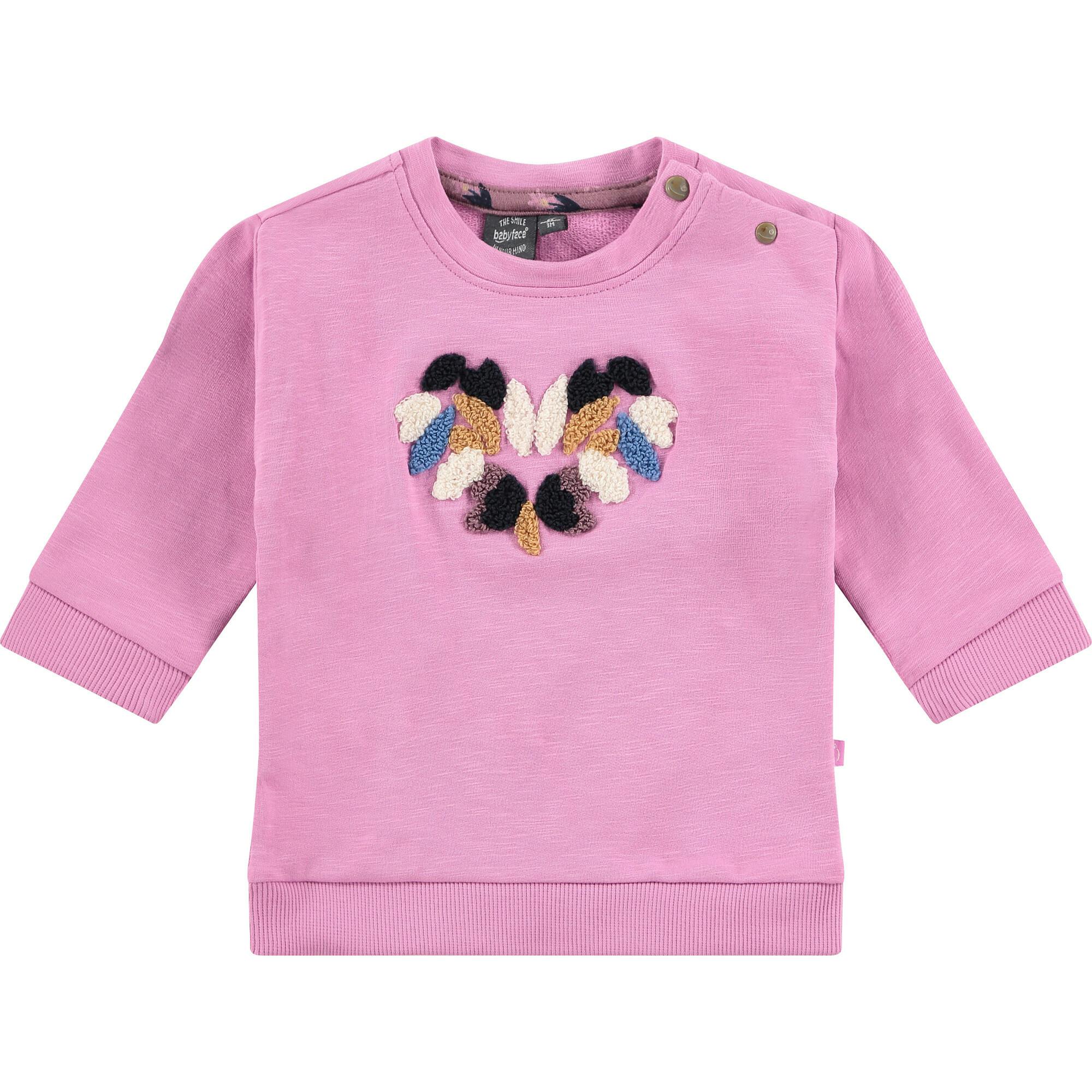 Heart Embroidered Sweatshirt