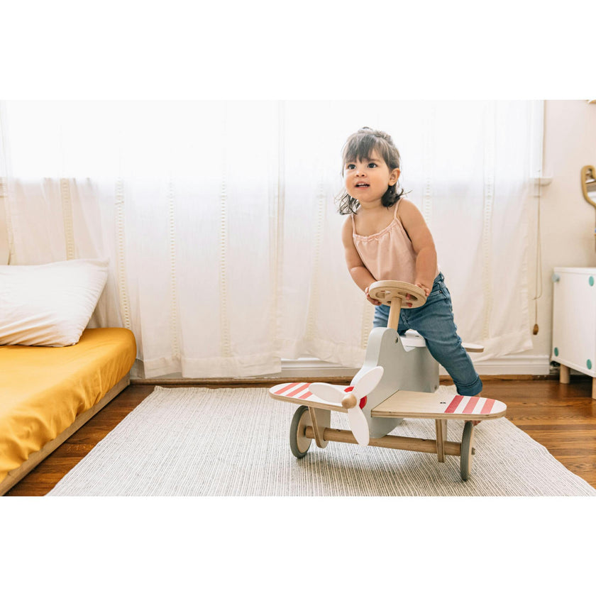 Wood Airplane Rocker & Ride-On