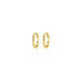 Classic 12mm Hinged Huggie Hoop Earrings