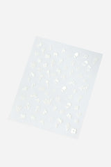Nail Sticker By Zoe Wodarz - Flower White