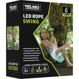 Treslines: LED Climbing Rope Swing 6 ft - Light Up Colors