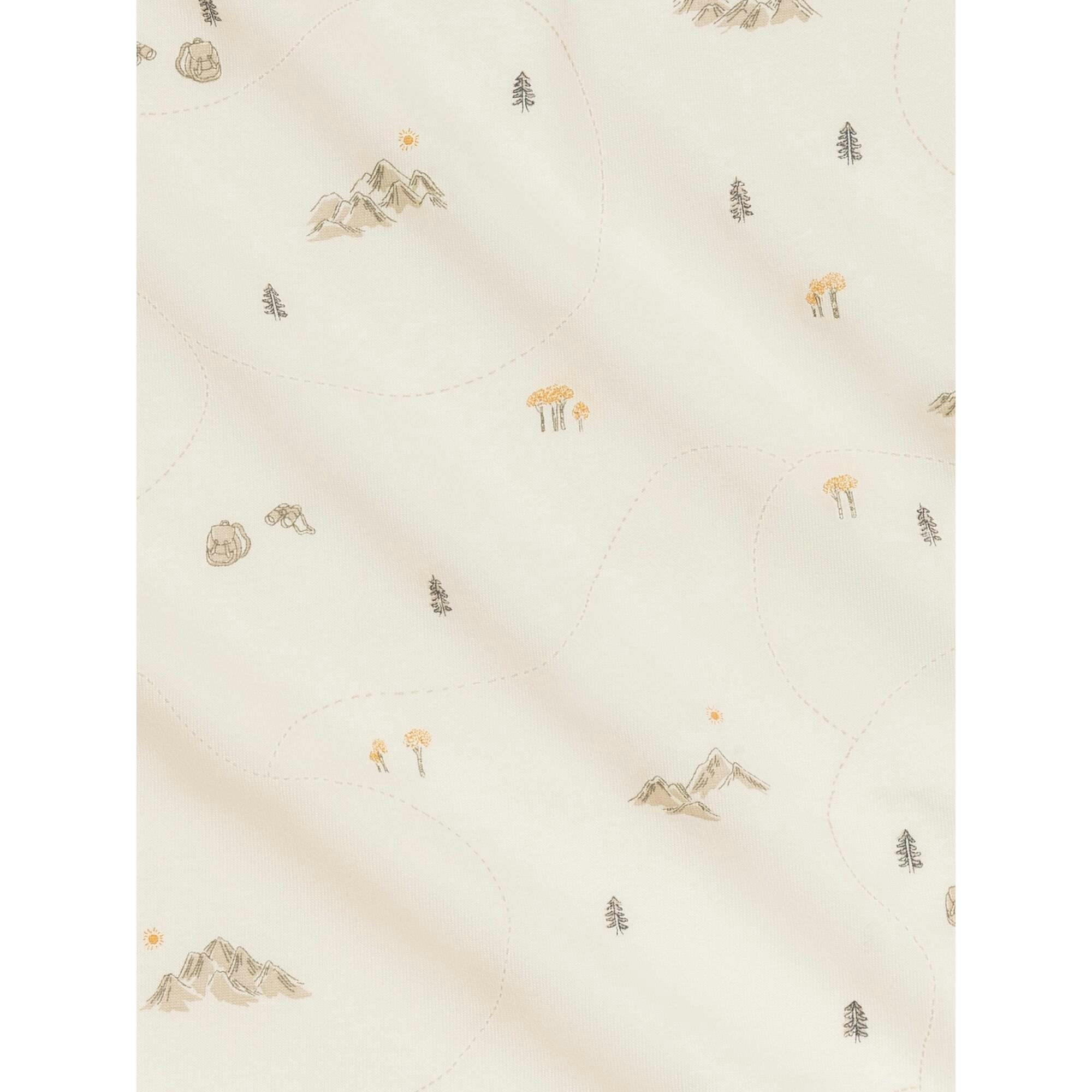 Swaddle Blanket Pamela Floral / Mist + Navy