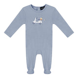 Scooter Bicycle Print Onesie