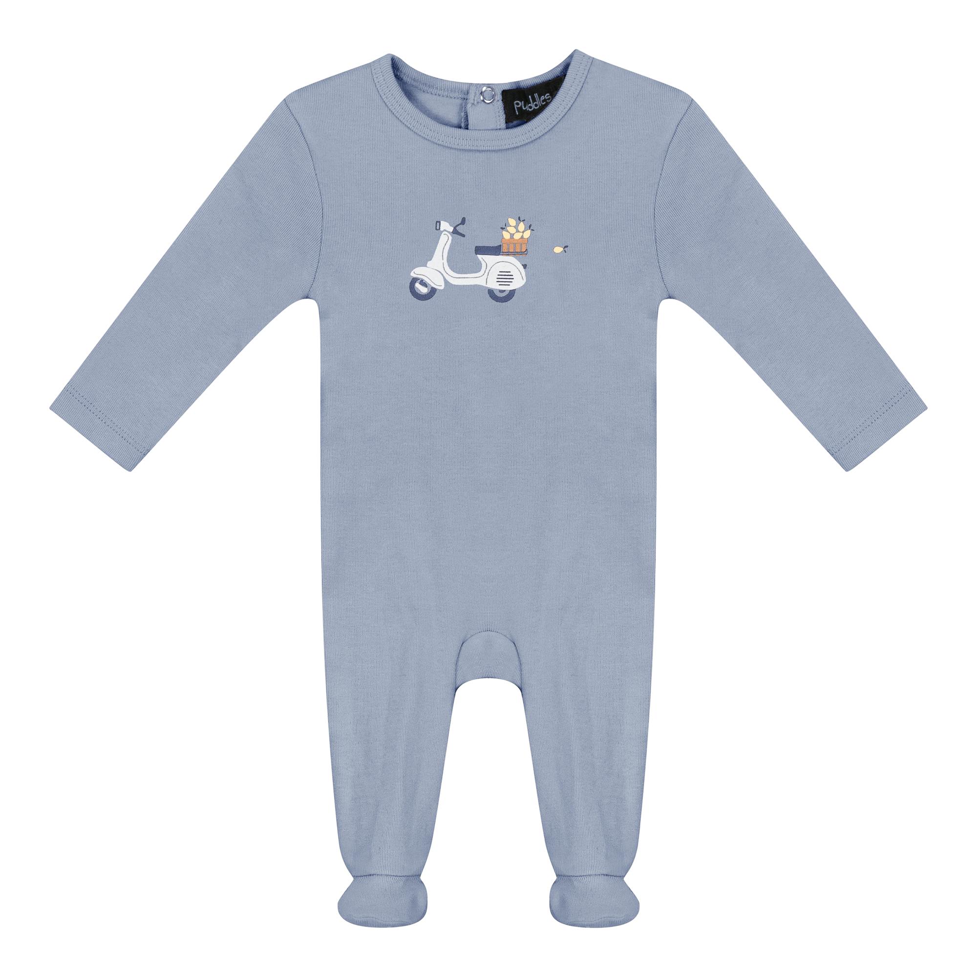 Scooter Bicycle Print Onesie