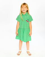Cotton Shirt Dress With Embroidery