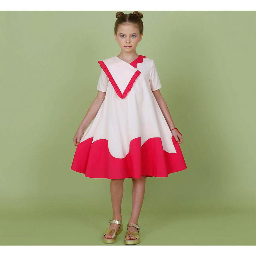 Lola dress (black/off-white)