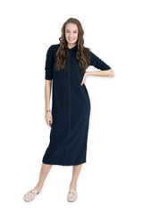 Oversized Terry Midi Robe