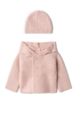 Knit Jacket With Hat