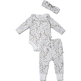 Organic Ruffle Onesie & Pants Set