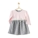 Pink Kitten Print Jersey Dress