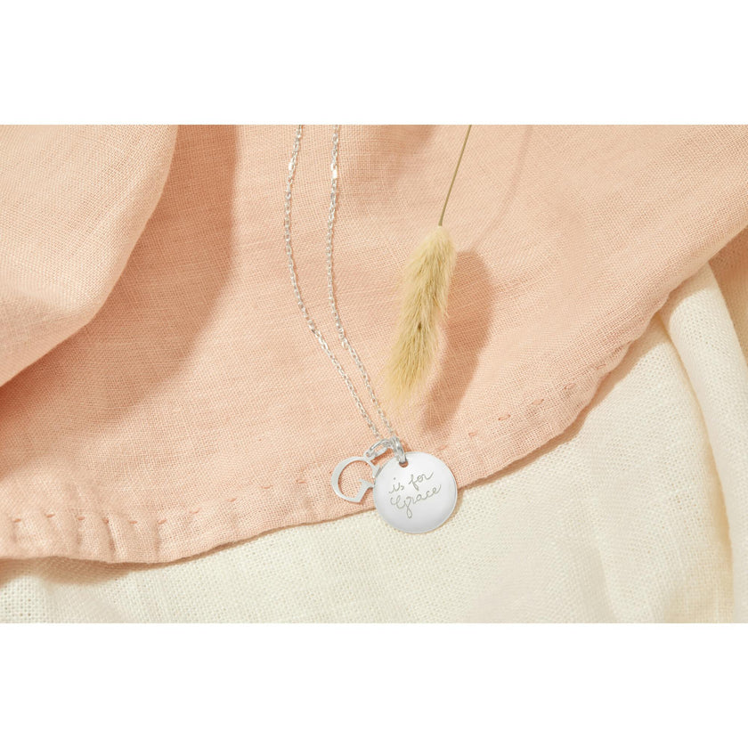Personalized Alphabet Necklace, Sterling Silver