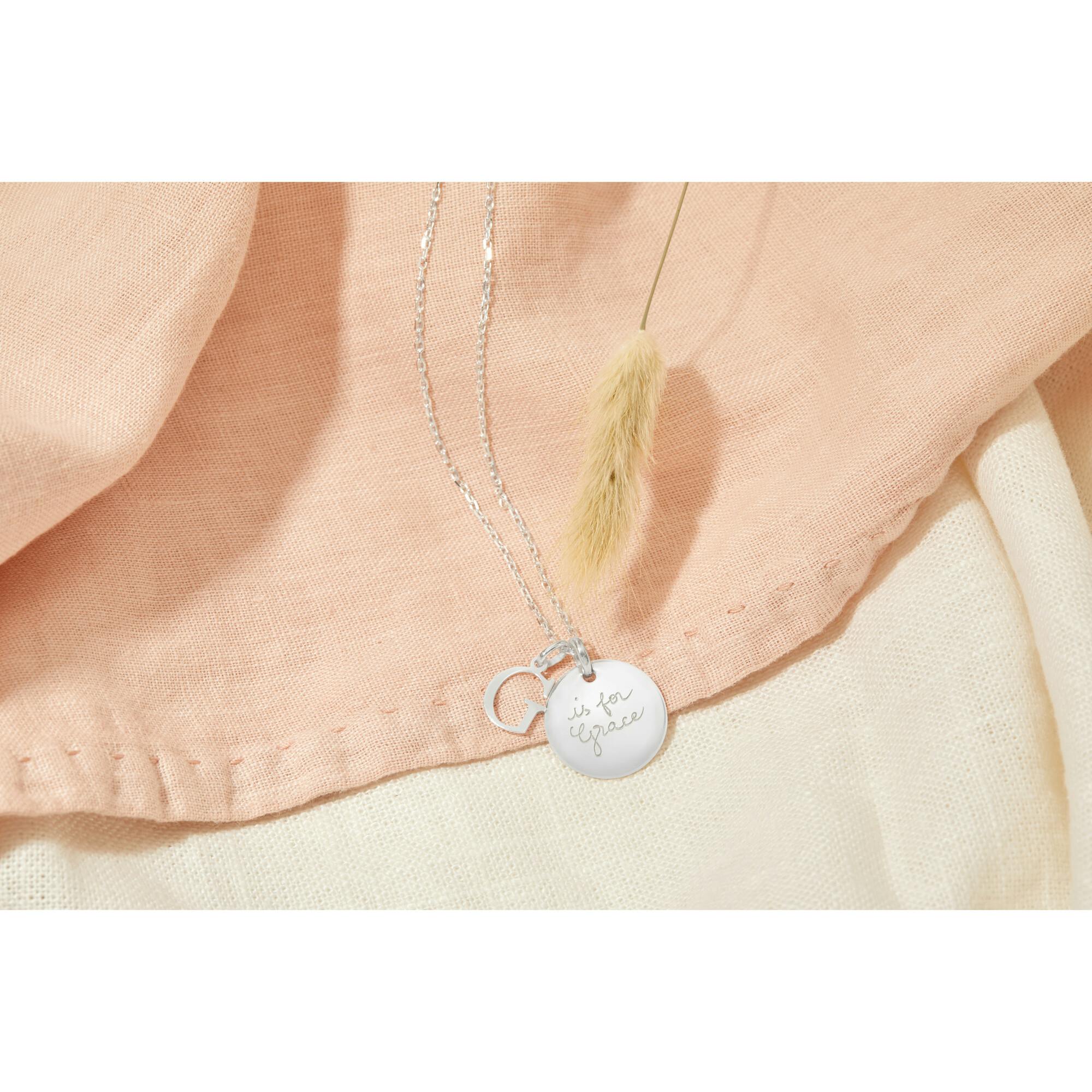 Personalized Alphabet Necklace, Sterling Silver