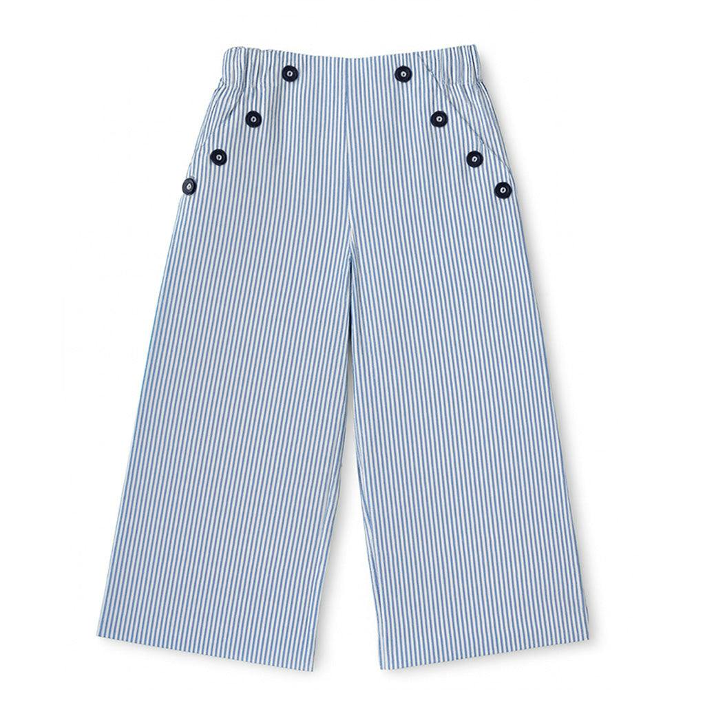 Stripe Button Front Pants