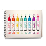 Jumbo Jots Dual Tip Stamp Markers - Unicorn - Set of 8