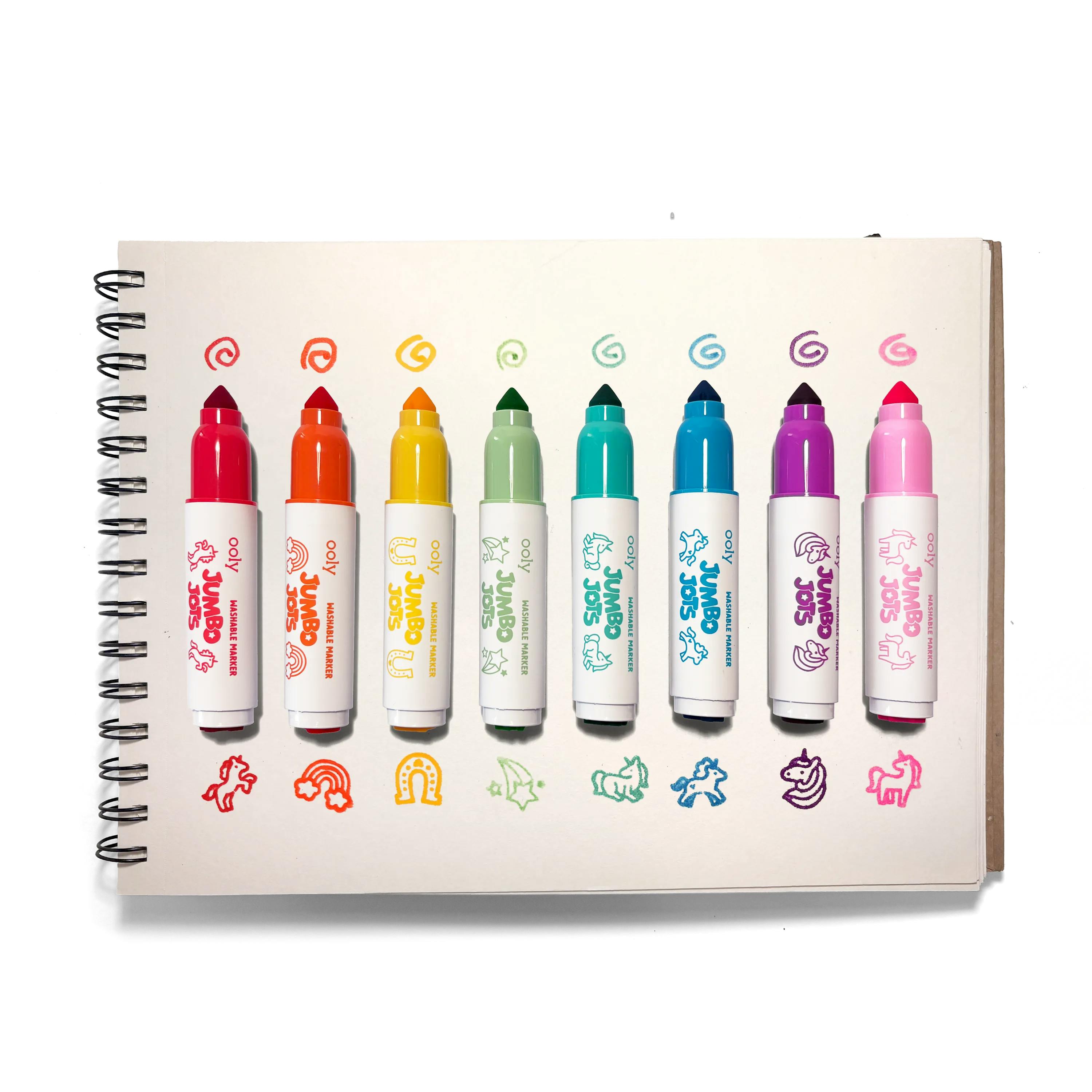 Jumbo Jots Dual Tip Stamp Markers - Unicorn - Set of 8