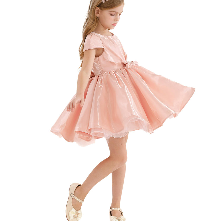 Pink Bow Short Solera Dress