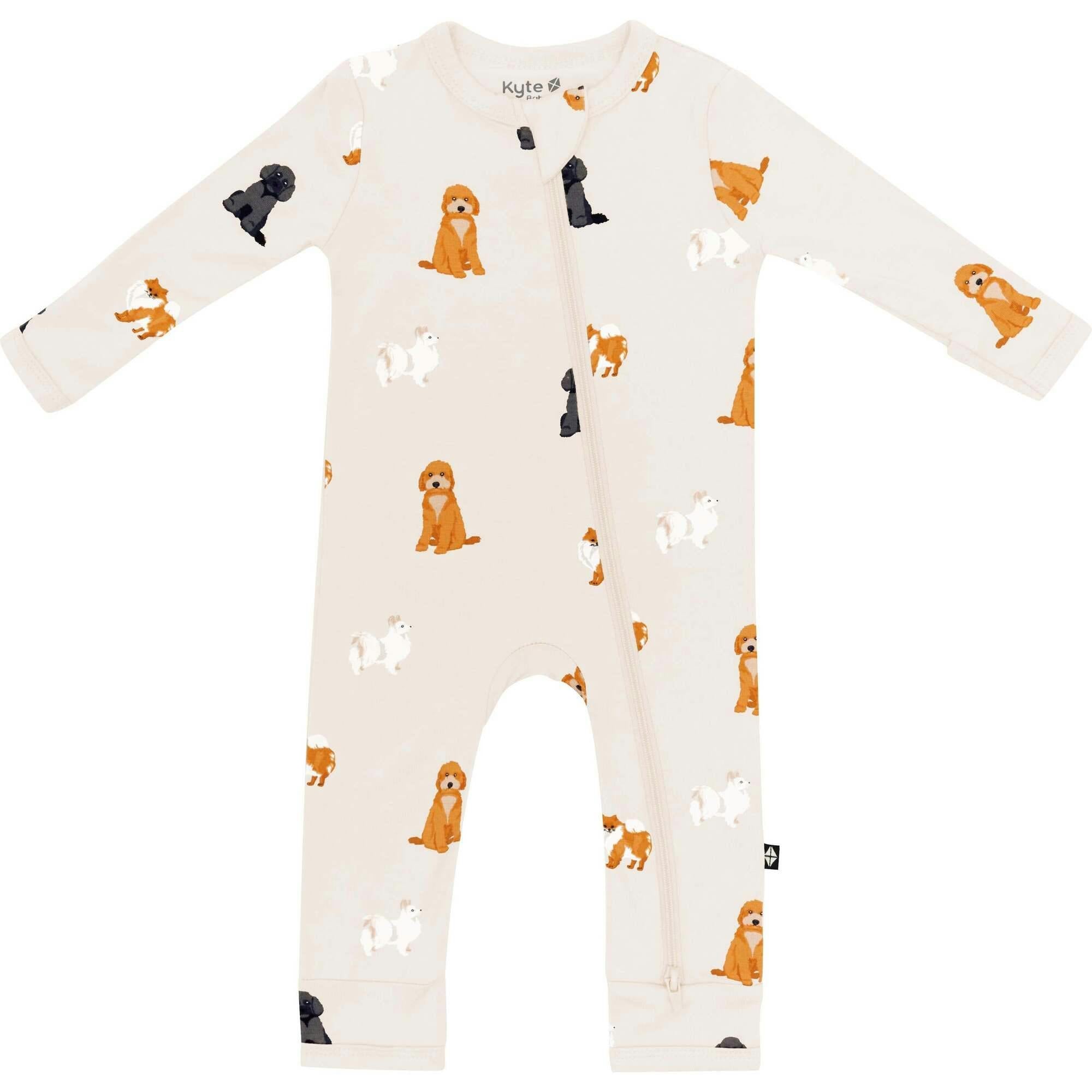Zippered Romper, Fluffy Dog
