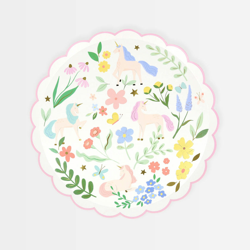 Meadow Unicorns Side Plates